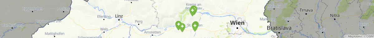 Map view for Pharmacies emergency services nearby Dunkelsteinerwald (Melk, Niederösterreich)